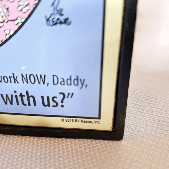 Open Road brand"The Family Circus" Nostalgic funny paper cube wall art. - Picture 6 of 6